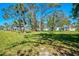 Large, well-maintained lawn surrounded by mature trees offering plenty of shade and privacy at 698 & West W Perry St, Englewood, FL 34223
