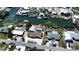 Waterfront home with a canal view, private dock, solar panels and a screened-in pool at 741 W Perry St, Englewood, FL 34223
