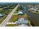 Charming waterfront single-Gathering home boasting a screened-in pool and a well-maintained, grassy yard at 9325 Saint Paul Dr, Port Charlotte, FL 33981