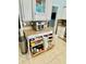 Kitchen storage features slide out shelving in custom cabinetry and beautiful countertop at 9325 Saint Paul Dr, Port Charlotte, FL 33981