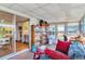 Inviting sunroom with sliding doors, comfortable seating, and scenic views, perfect for relaxing and entertaining at 985 Jolanda Cir, Venice, FL 34285