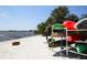 Exclusive waterfront access offering kayaks, canoes and views of the water at 14459 River Beach Dr # 122, Port Charlotte, FL 33953
