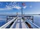 Enjoy a walk down the private community pier with tranquil waterfront views at 14459 River Beach Dr # 122, Port Charlotte, FL 33953