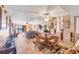The living area combines dining and lounging with views of the water at 14459 River Beach Dr # 122, Port Charlotte, FL 33953