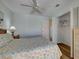 Cozy bedroom featuring a spacious closet with ample storage at 220 Southampton Drive # 325, Venice, FL 34293