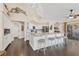 Bright kitchen features a large island with barstool seating and stainless steel appliances at 2418 Herron Ter, Port Charlotte, FL 33981