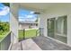Inviting covered patio featuring a brick paver floor and providing a relaxing outdoor space at 280 Antis Dr, Rotonda West, FL 33947