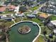 Unique home with circular canal, boat dock, and island at 408 S Mccall Rd, Englewood, FL 34223
