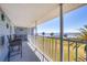 Scenic balcony offering stunning water views and a refreshing outdoor space at 4410 Warren Ave # 217, Port Charlotte, FL 33953
