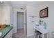 Bright bathroom featuring vanity, sink and a dressing table at 62 Oakland Hills Pl, Rotonda West, FL 33947