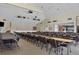 Large community hall featuring rows of tables and chairs, perfect for social gatherings and events at 816 Tangerine Woods Blvd, Englewood, FL 34223