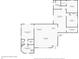 Detailed floor plan showcasing the layout of the home's living spaces, bedrooms, and bathrooms at 11101 Sandrift Ave, Englewood, FL 34224