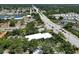 Overhead shot of the property and surrounding area, featuring nearby highway access at 149 Englewood Isles Pkwy # 609, Englewood, FL 34223