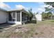 A well maintained backyard featuring a useful storage shed at 1493 Kathleen Pl, Englewood, FL 34223