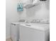 Functional laundry area with a washer and dryer, providing convenience and efficiency at 17685 Boracay Ct # 202, Venice, FL 34293