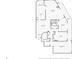Detailed floor plan of the residence featuring open living spaces, multiple bedrooms, and a private balcony at 25188 Marion Ave # D308, Punta Gorda, FL 33950