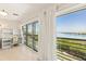 Bright home office space with a large window that provides a scenic water view at 5856 Gasparilla Rd # Mv26, Boca Grande, FL 33921