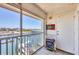 Screened balcony overlooking the marina, perfect for enjoying waterfront views at 7070 Placida Rd # 1230, Placida, FL 33946