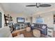 Cozy living room with beach-themed decorations and comfortable seating at 7070 Placida Rd # 1230, Placida, FL 33946