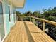 Balcony with metal railing and ocean view at 8152 Little Gasparilla Is, Placida, FL 33946