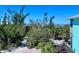 Scenic beach view through lush greenery, showcasing the proximity to nature and the ocean at 8152 Little Gasparilla Is, Placida, FL 33946