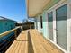 Beautiful deck showcasing spacious open design and stunning views of the area at 8152 Little Gasparilla Is, Placida, FL 33946