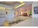 Open-concept kitchen with a breakfast bar, perfect for casual dining and seamless interaction with the living area at 116 Albatross Rd, Rotonda West, FL 33947