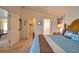 Main bedroom featuring a closet and ensuite bathroom doorway at 116 Albatross Rd, Rotonda West, FL 33947