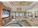 Bright living room with large sliders to lanai at 14527 Maysville Cir, Port Charlotte, FL 33981