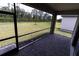 Screened patio with brick floor at 15968 Honeysuckle St, Port Charlotte, FL 33953