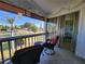 Inviting balcony with chairs and a view at 22375 Edgewater Dr # F219, Port Charlotte, FL 33980