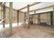 Spacious ground level featuring a porch swing, bar area, and waterfront access for outdoor enjoyment at 342 S Gulf Blvd, Placida, FL 33946