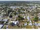 Aerial view of the property highlighting its location in a well-established neighborhood at 360 W Cowles St, Englewood, FL 34223