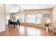 Bright and open dining room with big bay windows at 6168 Partridge Ave, Englewood, FL 34224
