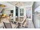 Enjoy this spacious covered balcony with great views of the beach and ocean at 7536 Palm Island S Dr # 1522, Placida, FL 33946