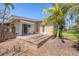Outdoor deck with adjacent landscaping at 20 Spaniards Rd, Placida, FL 33946