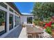 Spacious backyard patio with outdoor dining offering great views and entertainment options at 4624 Pompano St, Placida, FL 33946