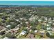Prime location near the waterfront, aerial view of a residential community with a small pond at 6181 Jack St, Venice, FL 34293
