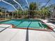 Relaxing screened-in pool area, perfect for outdoor entertaining and leisure at 6181 Jack St, Venice, FL 34293