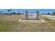 Community sign for Gardens of Gulf Cove Recreation Center at 6540 Coliseum Blvd, Port Charlotte, FL 33981