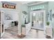 A foyer with decorative flooring and a front door at 7108 Harle Ave, North Port, FL 34291