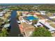 Waterfront home with boat dock, lift, screened in pool and canal access at 1167 Delmar St, Englewood, FL 34224