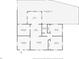 Home floor plan displaying layout of rooms including kitchen, bedrooms, lanai, and pool area at 1167 Delmar St, Englewood, FL 34224