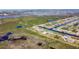 Panoramic aerial image featuring waterfront homes connected by canals with natural landscaping views at 1167 Rotonda Cir, Rotonda West, FL 33947