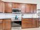 Stylish kitchen featuring modern appliances and plenty of counter space at 1167 Rotonda Cir, Rotonda West, FL 33947