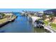 Scenic waterfront view with boat docks, lifts, and easy access to open water at 1953 Georgia Ave, Englewood, FL 34224
