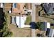 Aerial view of the pool, backyard, and neighborhood at 3246 Yukon Dr, Port Charlotte, FL 33948