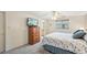A main bedroom provides a peaceful retreat with neutral décor, carpet, and ceiling fan for optimal comfort at 3246 Yukon Dr, Port Charlotte, FL 33948