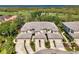 Beautiful townhomes with attached garages, neutral color scheme, and well-manicured landscaping in a golf community at 3433 Grand Vista Ct # 102, Port Charlotte, FL 33953