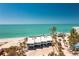 Aerial view showcases the property's proximity to the beach and ocean at 5030 N Beach Rd # 1, Englewood, FL 34223